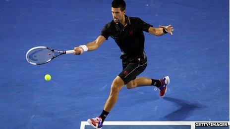 Novak Djokovic beats Lleyton Hewitt in Australian Open - BBC Sport