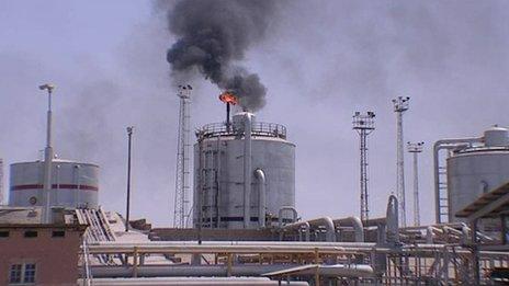 Iranian oil refinery