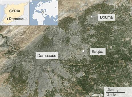 Damascus map