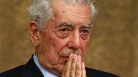 Peruvian Nobel laureate Mario Vargas Llosa