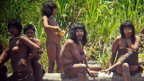 Uncontacted Mashco-Piro from south-east Peru (D.Cortijo/uncontactedtribes.org)