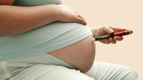 Injected insulin during pregnancy