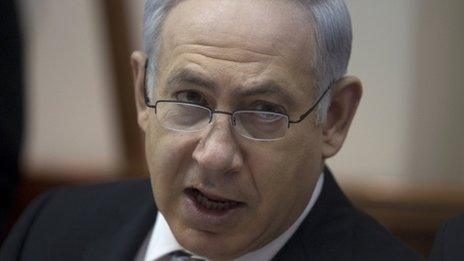 Israeli PM Benjamin Netanyahu, Jerusalem (5 Feb 2012)