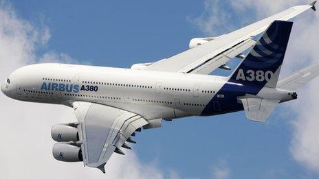 The A380 double-decker jet is the firm's flagship plane