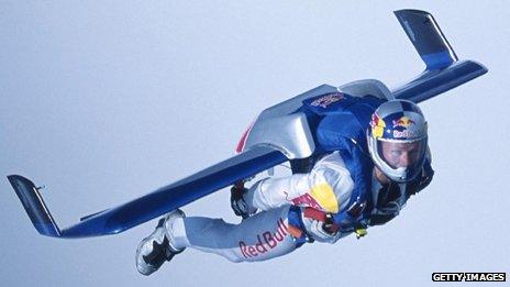 Austrian extremist parachuter Felix Baumgartner