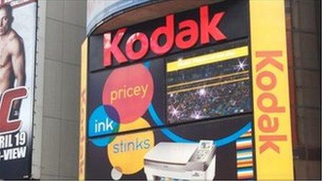 Kodak billboard Time Square
