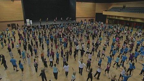 Zumba record attempt