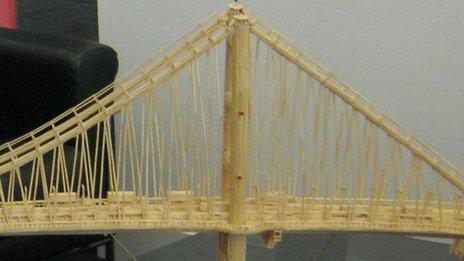 Model of Humber Bridge