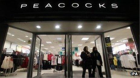 Peacocks went into administration last month