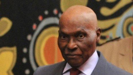 Senegalese President Abdoulaye Wade