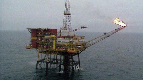 offshore gas rig
