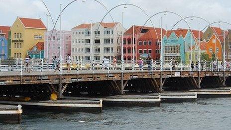 Willemstad - the capital of Curacao