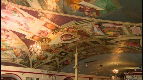 restaurant ceiling