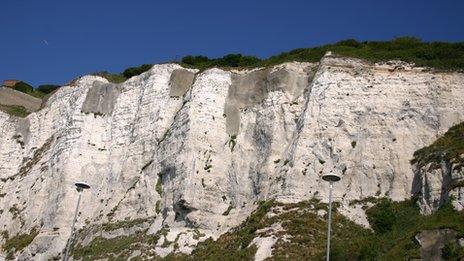 White cliffs of Dover