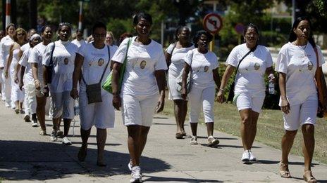 Ladies in White march in Havana. Photo: 18 March 2012
