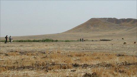 Mound at Tell Brak, north-eastern Syria