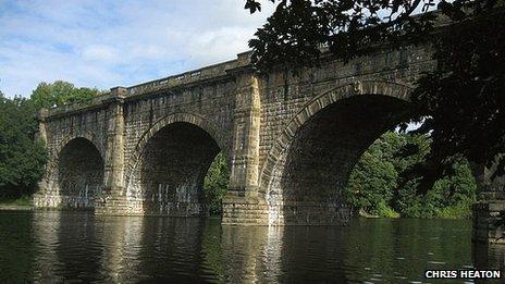 Work to restore Lancaster s Lune Aqueduct completed BBC News