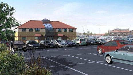 An artist’s impression of the new Butterwick Hospice. Photo: Butterwick Hospice