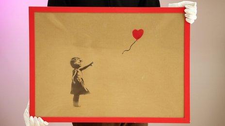 Girl and Balloon by Banksy