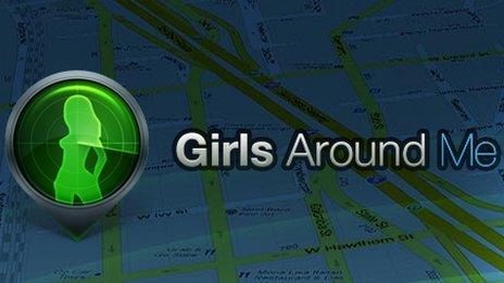 Girls Around Me logo from website