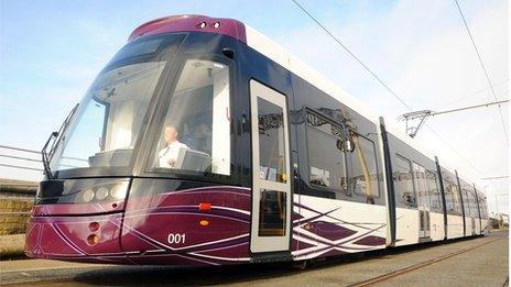 New Blackpool tram