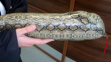 The snake draft excluder