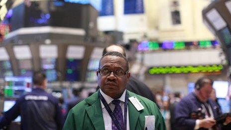 Trader on the New York Stock Exchange