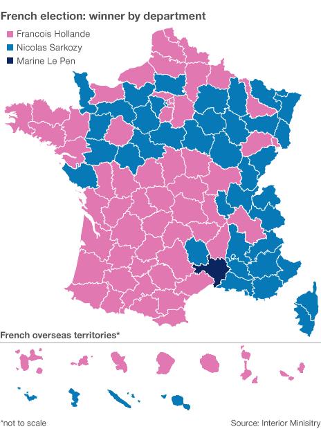 France election: Sarkozy rules out deal with Le Pen - BBC News