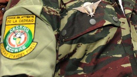 Uniform of an Ecowas commander