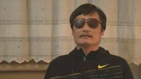 Chen Guangcheng (video grab after his escape)