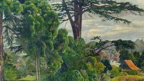 Cookham from Englefield by Sir Stanley Spencer