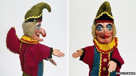 Mr Punch, Fred Tickner, 1975 © V&A Images Mr Punch from the Happy Birthday Mr Punch! exhibition at V&A Museum of Childhood 14 July - 9 December