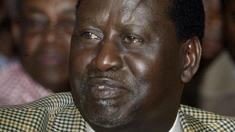 Raila Odinga photographed in 2008