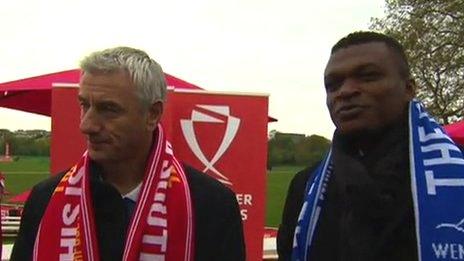 Liverpool legend Ian Rush and Chelsea hero Marcel Desailly discuss this year's FA Cup final between their former sides