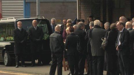 Bertie Acheson's funeral