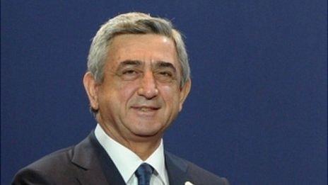 Armenian President Serge Sarkisian