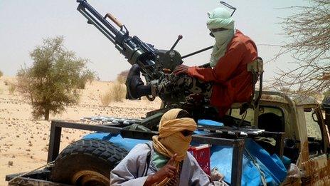 Ansar Dine have been patrolling in and around Timbuktu since it fell to rebel forces in April