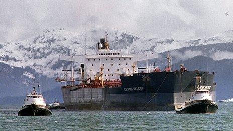 Exxon Valdez (File photo taken in April 1989)