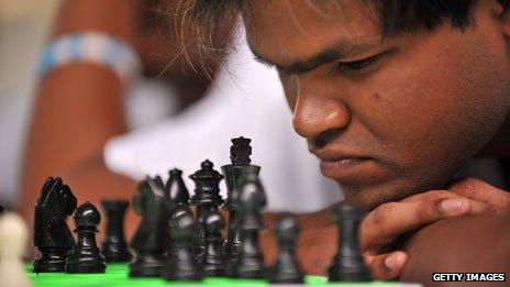 Chess master welcomes any challenge