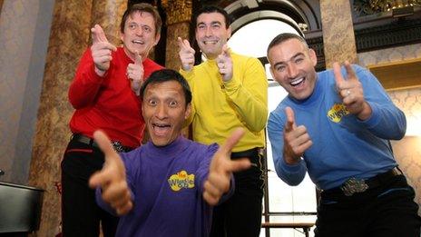 The Wiggles, pictured in 2006
