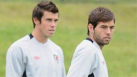 Gareth Bale a Joe Ledley
