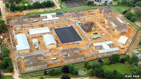 Sex offender prison on site of former RAF Coltishall, Norfolk (Photos: Mike Page)