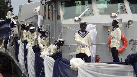 NSS Andoni - a Nigerian warship