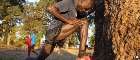 Kenyan running champion Abel Kirui