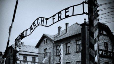 Entrance to Auschwitz