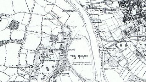 1844 map of Penwortham