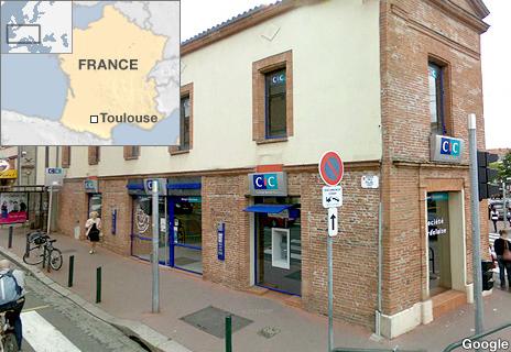 Toulouse bank where hostages are being held