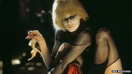 Daryl Hannah in a scene from the film Blade Runner
