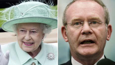 The Queen and Martin McGuinness
