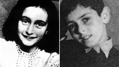 Anne Frank and cousin Buddy Elias